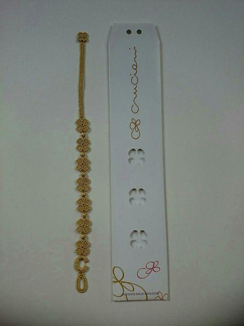 Cruciani/クルチアーニ☆刺繍ブレスレット★クローバー☆未使用 < ブランド Cruciani/クルチアーニ☆刺繍ブレスレット★クローバー☆未使用 < ブランドの