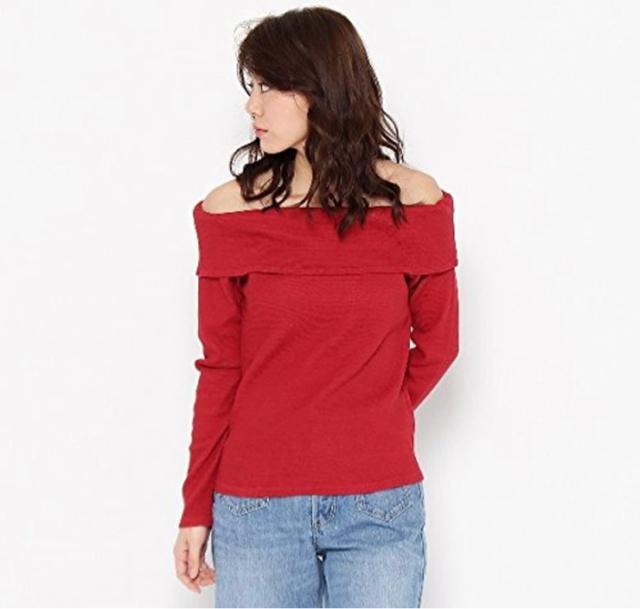 新品☆OZOC(オゾック)オフショルダーニットカットソー☆ < ブランド 新品☆OZOC(オゾック)オフショルダーニットカットソー☆ < ブランドの