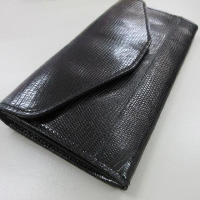 新品未使用 長財布 財布 ブラック × ゴールド 本革 < 男性ファッション  新品未使用 長財布 財布 ブラック × ゴールド 本革 < 男性ファッションの