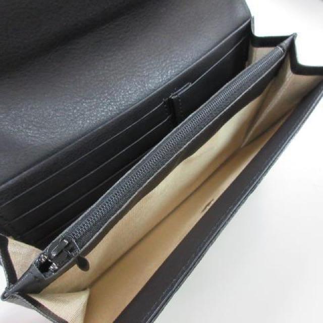 新品未使用 長財布 財布 ブラック × ゴールド 本革 < 男性ファッション  新品未使用 長財布 財布 ブラック × ゴールド 本革 < 男性ファッションの