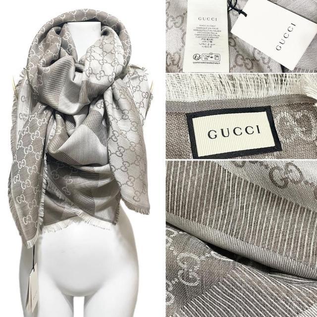 新品グッチGUCCIシルク混GG柄正方形ストール(スカーフ)茶 < ブランド 新品グッチGUCCIシルク混GG柄正方形ストール(スカーフ)茶 < ブランドの