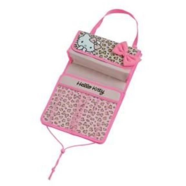 《New》キティちゃん★ティッシュケースも入る・小物整理に便利*シートバックポケット < 自動車/バイク 《New》キティちゃん★ティッシュケースも入る・小物整理に便利*シートバックポケット < 自動車/バイク