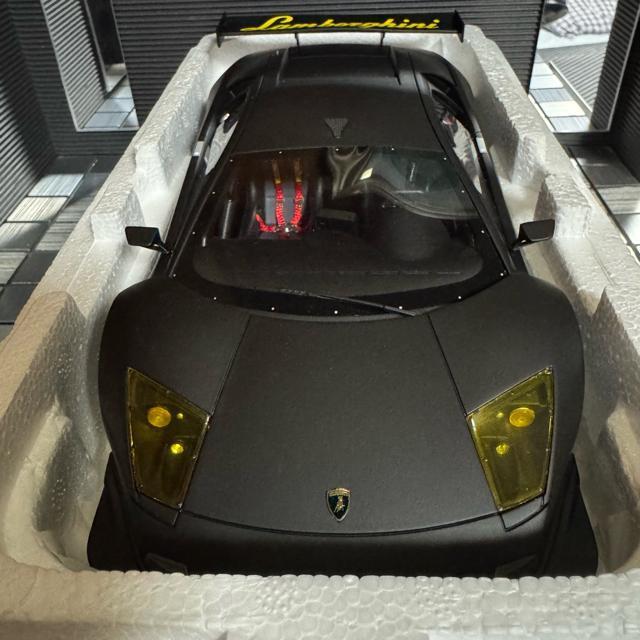 未展示品 京商 1/18 ランボルギーニ ムルシエラゴ R-GT マットブラック < ホビー  未展示品 京商 1/18 ランボルギーニ ムルシエラゴ R-GT マットブラック < ホビーの