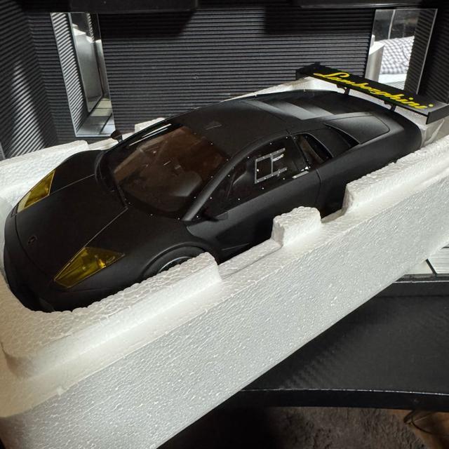 未展示品 京商 1/18 ランボルギーニ ムルシエラゴ R-GT マットブラック < ホビー  未展示品 京商 1/18 ランボルギーニ ムルシエラゴ R-GT マットブラック < ホビーの