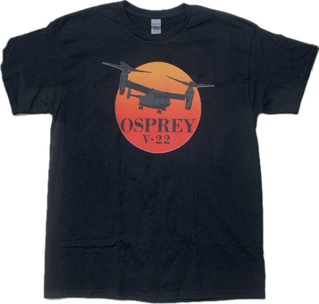 新品 OSPREY V-22 グ US ミリタリ グラフィック Tシャツ 黒 L < 男性ファッション  新品 OSPREY V-22 グ US ミリタリ グラフィック Tシャツ 黒 L  < 男性ファッションの