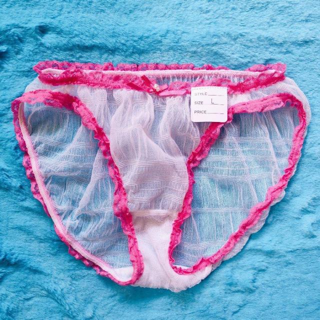 激エロカワッ。。。透けメッシュレースパンティー。。。ショーツ。。。ホワイト×ピンク。 < 女性ファッション  激エロカワッ。。。透けメッシュレースパンティー。。。ショーツ。。。ホワイト×ピンク。  < 女性ファッションの