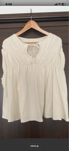 */新品未使用/classicalELF/シルケット加工シャーリングトップス/2Way前後/* < 女性ファッション  */新品未使用/classicalELF/シルケット加工シャーリングトップス/2Way前後/* < 女性ファッションの