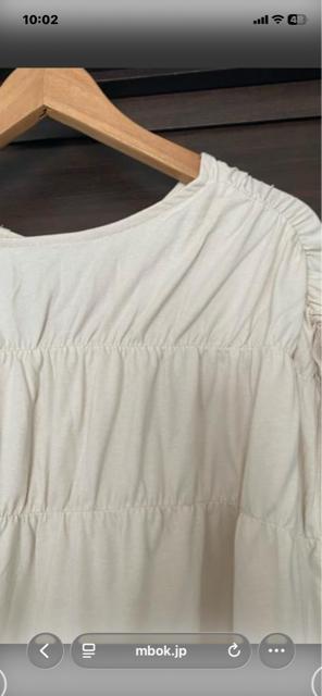 */新品未使用/classicalELF/シルケット加工シャーリングトップス/2Way前後/* < 女性ファッション  */新品未使用/classicalELF/シルケット加工シャーリングトップス/2Way前後/* < 女性ファッションの