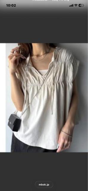 */新品未使用/classicalELF/シルケット加工シャーリングトップス/2Way前後/* < 女性ファッション  */新品未使用/classicalELF/シルケット加工シャーリングトップス/2Way前後/* < 女性ファッションの