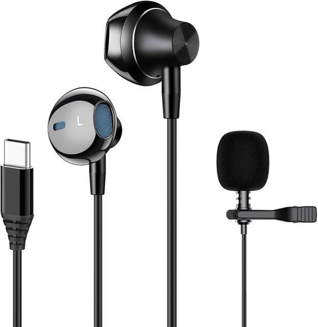 USB Type C イヤホン 有線 クリップ式マイク付き マイク付き タイプC 有線ヘッドフォン タイプC ゲーミングいやほん < 家電/AV USB Type C イヤホン 有線 クリップ式マイク付き マイク付き タイプC 有線ヘッドフォン タイプC ゲーミングいやほん < 家電/AVの