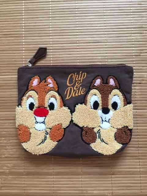 ディズニー・チップ&デールサガラ刺繍ポーチ。 < アニメ/コミック/キャラクター  ディズニー・チップ&デールサガラ刺繍ポーチ。  < アニメ/コミック/キャラクターの