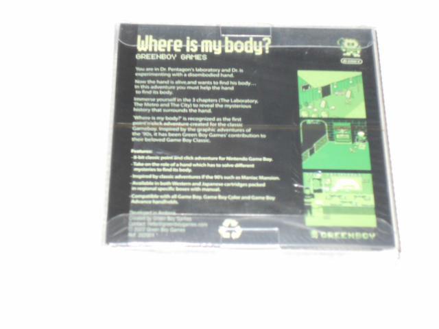 GBWhere is my bodyH GREENBOY GAMES CO EU  Q[{/\tg 