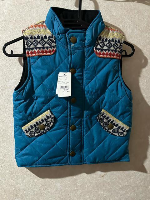 新品タグ付き  トップス キッズダウンベスト 110cm < キッズ/ベビー  新品タグ付き  トップス キッズダウンベスト 110cm < キッズ/ベビーの