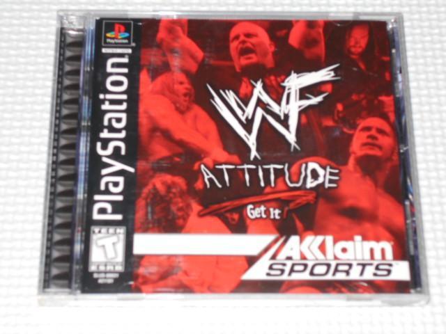PS★WWF ATTITUDE 海外版 北米版 ハガキ付 < ゲーム本体/ソフト  PS★WWF ATTITUDE 海外版 北米版 ハガキ付  < ゲーム本体/ソフトの