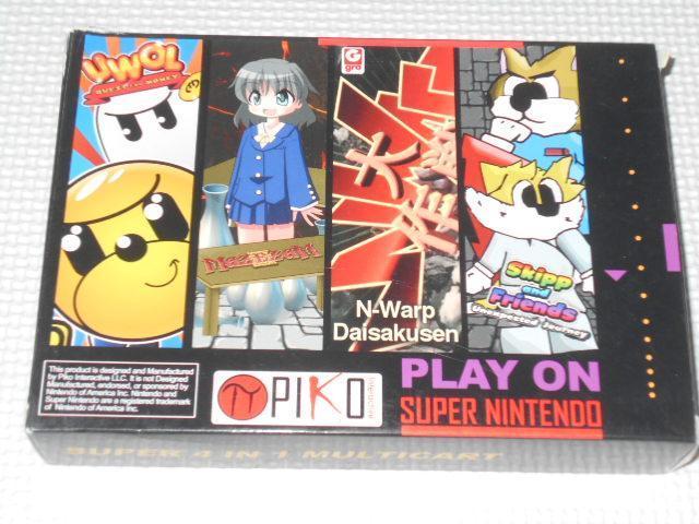 SFC★SUPER 4 IN 1 MULTICART 海外版 北米版 端子清掃済 < ゲーム本体/ソフト  SFC★SUPER 4 IN 1 MULTICART 海外版 北米版 端子清掃済  < ゲーム本体/ソフトの