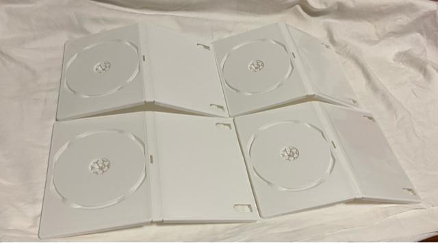 DVD空ケース ホワイト 4枚セット 未使用品 < CD/DVD/ビデオ  DVD空ケース ホワイト 4枚セット 未使用品 < CD/DVD/ビデオの