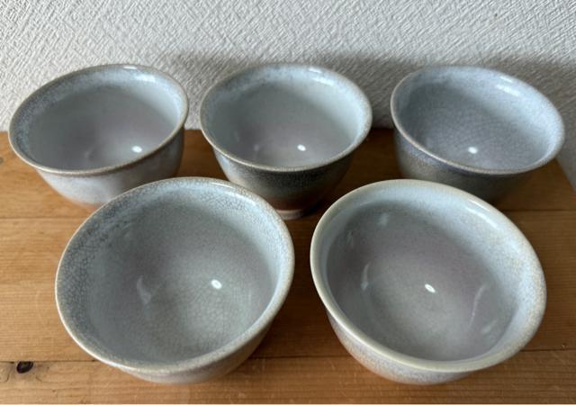 萩焼 湯飲み5個セット < インテリア/ライフ  萩焼 湯飲み5個セット < インテリア/ライフの