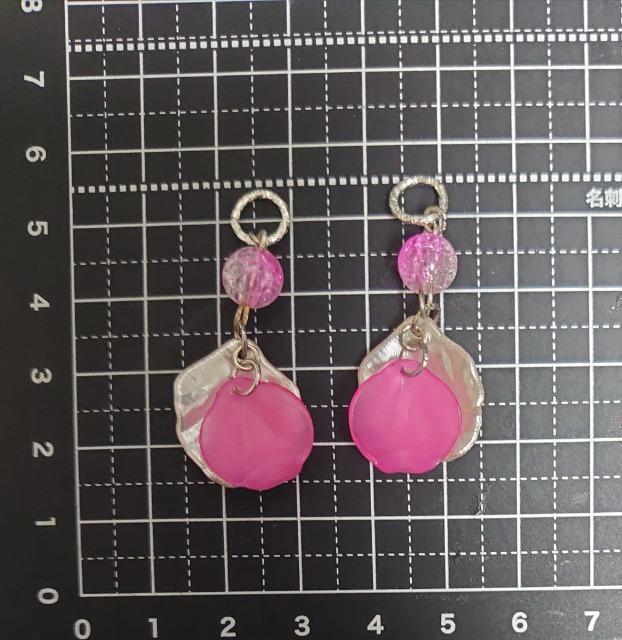 ハンドメイド♪使い方色々!ツインアクセサリーチャーム【パーツなし】夏アクセに☆花びらピンク < ペット/手芸/園芸 ハンドメイド♪使い方色々!ツインアクセサリーチャーム【パーツなし】夏アクセに☆花びらピンク < ペット/手芸/園芸の