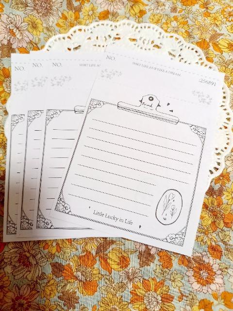 お裾分け☆お花のメモ柄メモ4枚☆ < インテリア/ライフ  お裾分け☆お花のメモ柄メモ4枚☆  < インテリア/ライフの