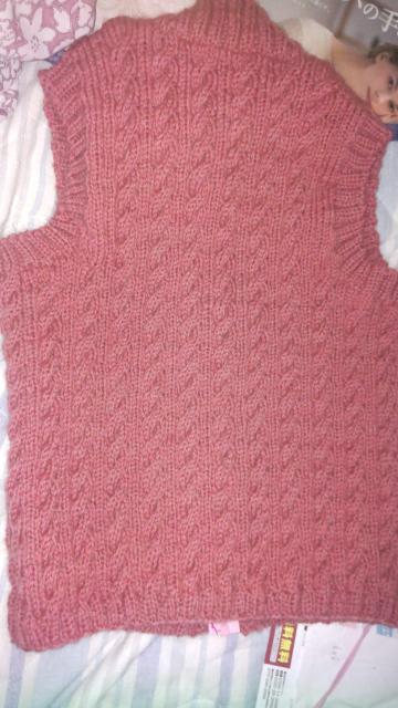手編みのジップアップベスト? < 女性ファッション  手編みのジップアップベスト? < 女性ファッションの