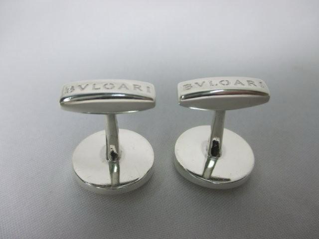 美品 BVLGARI ブルガリ カフスボタン シルバー SV925 Ag925 メンズアクセサリー 本物 < ブランド 美品 BVLGARI ブルガリ カフスボタン シルバー SV925 Ag925 メンズアクセサリー 本物 < ブランドの