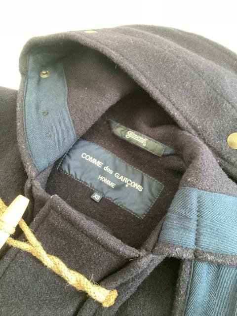 COMME des GARCONS 袖牛革レザー ウール ダッフルコート コムデギャルソン オム 2016 < ブランド COMME des GARCONS 袖牛革レザー ウール ダッフルコート コムデギャルソン オム 2016 < ブランドの