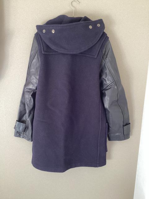 COMME des GARCONS 袖牛革レザー ウール ダッフルコート コムデギャルソン オム 2016 < ブランド COMME des GARCONS 袖牛革レザー ウール ダッフルコート コムデギャルソン オム 2016 < ブランドの