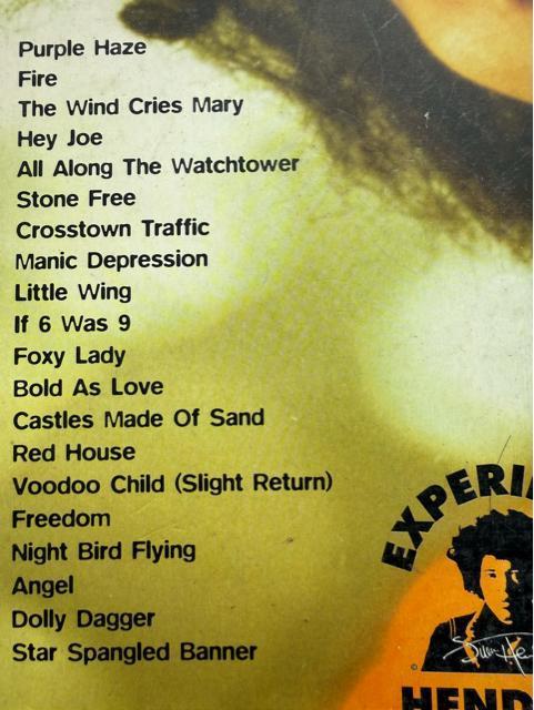 �W�~�E�w���h���b�N�X experience hendrix �o���h�X�R�A �y�� �� �{/�G���� 