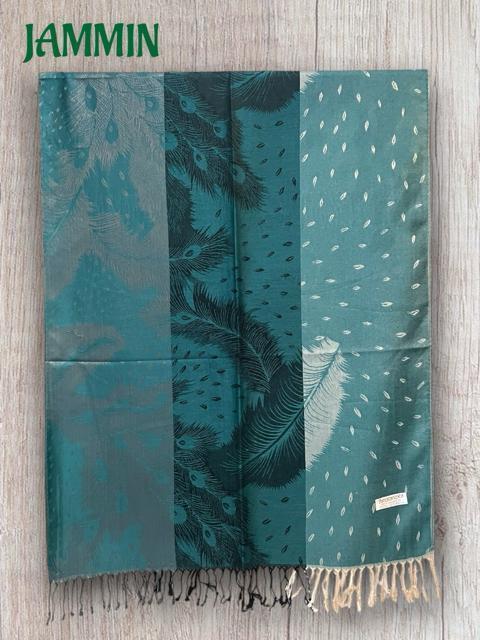 孔雀羽根柄ストール パシュミナ アジアン エスニック ストール < 女性ファッション 孔雀羽根柄ストール パシュミナ アジアン エスニック ストール < 女性ファッションの