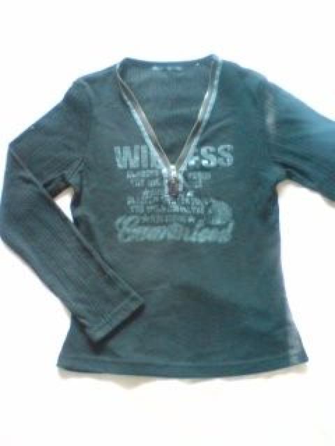 ジッパー付き黒ロンTさくりなアゲ嬢新品激安 < 女性ファッション  ジッパー付き黒ロンTさくりなアゲ嬢新品激安  < 女性ファッションの