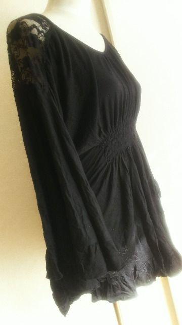 古着★バックレースセク可愛カットソー★XXXL < 女性ファッション 古着★バックレースセク可愛カットソー★XXXL < 女性ファッションの