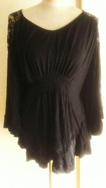 古着★バックレースセク可愛カットソー★XXXL < 女性ファッション 古着★バックレースセク可愛カットソー★XXXL < 女性ファッションの