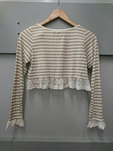 one spo☆ボーダー長袖トップス < ブランド one spo☆ボーダー長袖トップス < ブランドの