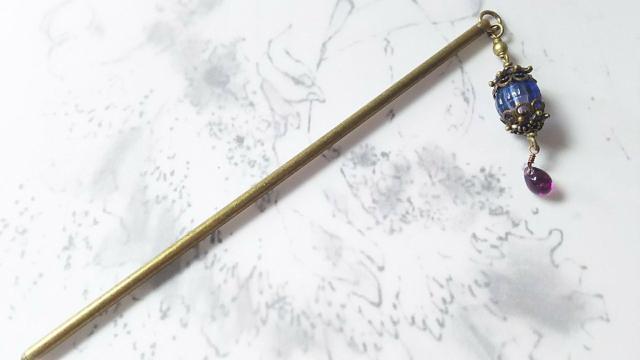 *トルコランプ風かんざし*夜明け色 21048 < 女性ファッション  *トルコランプ風かんざし*夜明け色 21048 < 女性ファッションの