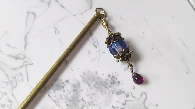 *トルコランプ風かんざし*夜明け色 21048 < 女性ファッション  *トルコランプ風かんざし*夜明け色 21048 < 女性ファッションの