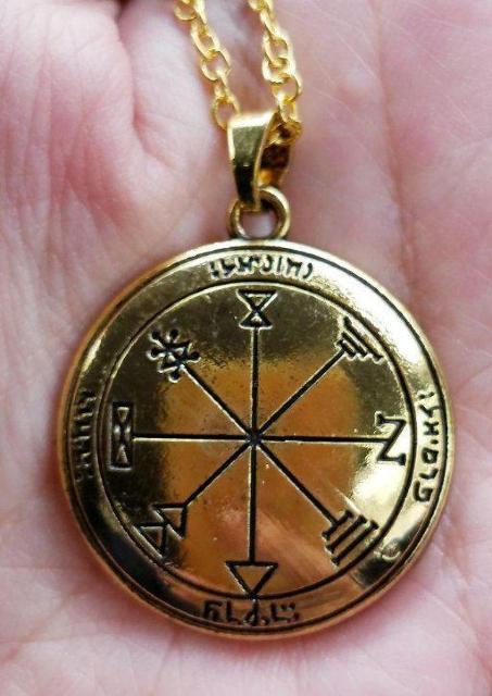 ソロモン王 木星第1の護符ネックレス 仕事運 < 女性アクセサリー/時計  ソロモン王 木星第1の護符ネックレス 仕事運 < 女性アクセサリー/時計の