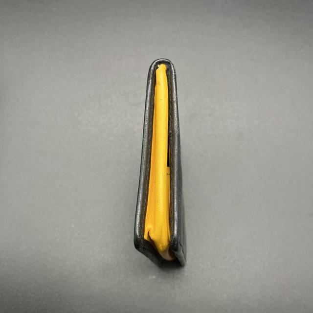 即決 風水 コインケース 小銭入れ ブラック イエロー < 男性ファッション  即決 風水 コインケース 小銭入れ ブラック イエロー < 男性ファッションの