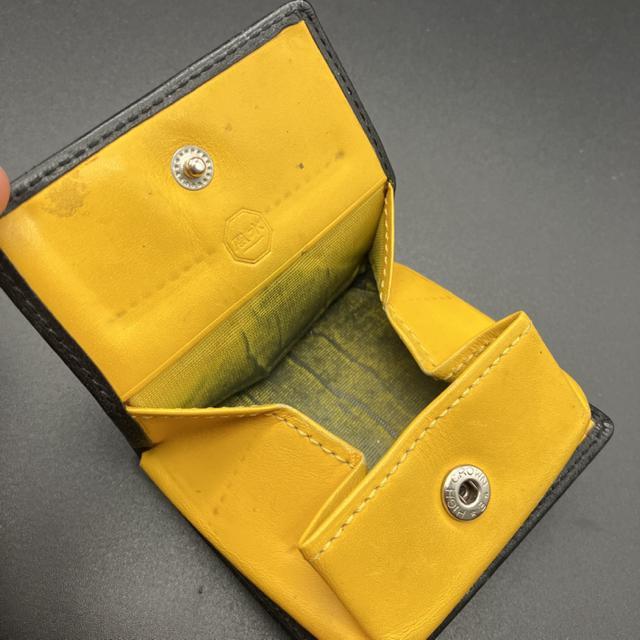 即決 風水 コインケース 小銭入れ ブラック イエロー < 男性ファッション  即決 風水 コインケース 小銭入れ ブラック イエロー < 男性ファッションの