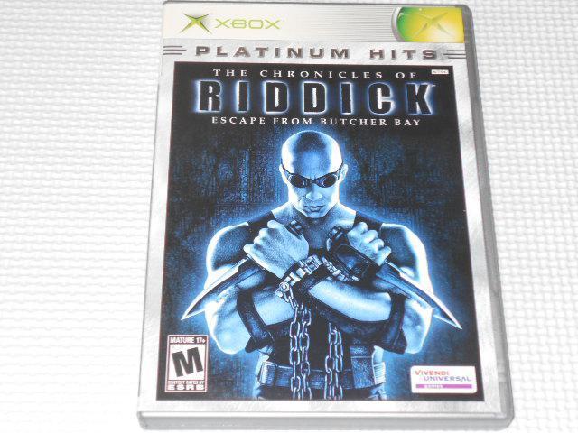 xboxTHE CHRONICLES OF RIDDICK ESCAPE FROM BUTCHER BAY   Q[{/\tg 