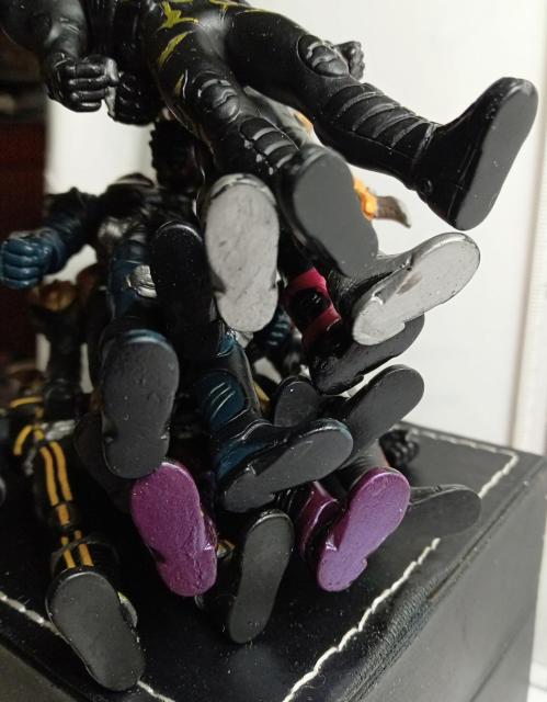 特撮ヒーローフィギュア8体バンダイソフビ人形 < ホビー  特撮ヒーローフィギュア8体バンダイソフビ人形 < ホビーの