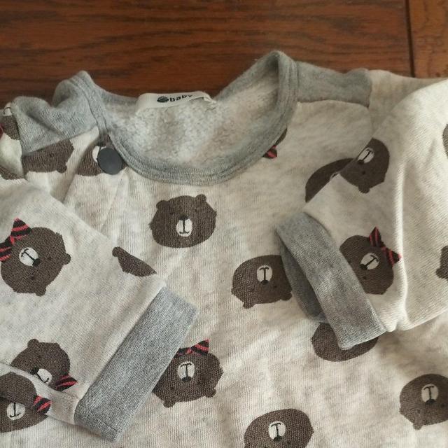 70サイズ ロンパース 長袖長パンツ 鰍ラべ < キッズ/ベビー 70サイズ ロンパース 長袖長パンツ 鰍ラべ < キッズ/ベビーの