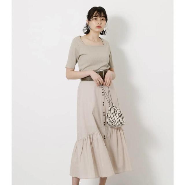 ◆AZUL by moussy/アズール◆スリットマーメイドスカート★ベージュS*秋コーデ♪ < ブランド  ◆AZUL by moussy/アズール◆スリットマーメイドスカート★ベージュS*秋コーデ♪ < ブランドの