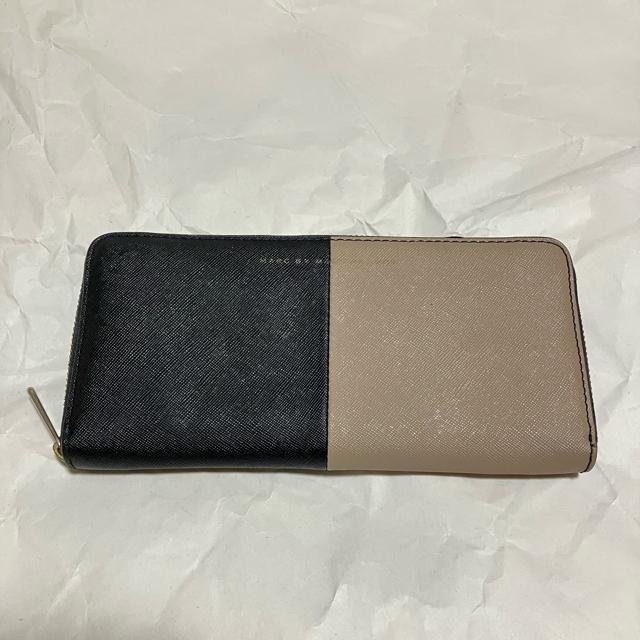 【マークバイマークジェイコブス】 ラウンドファスナー / 長財布 / 黒 グレー < ブランド  【マークバイマークジェイコブス】 ラウンドファスナー / 長財布 / 黒 グレー  < ブランドの