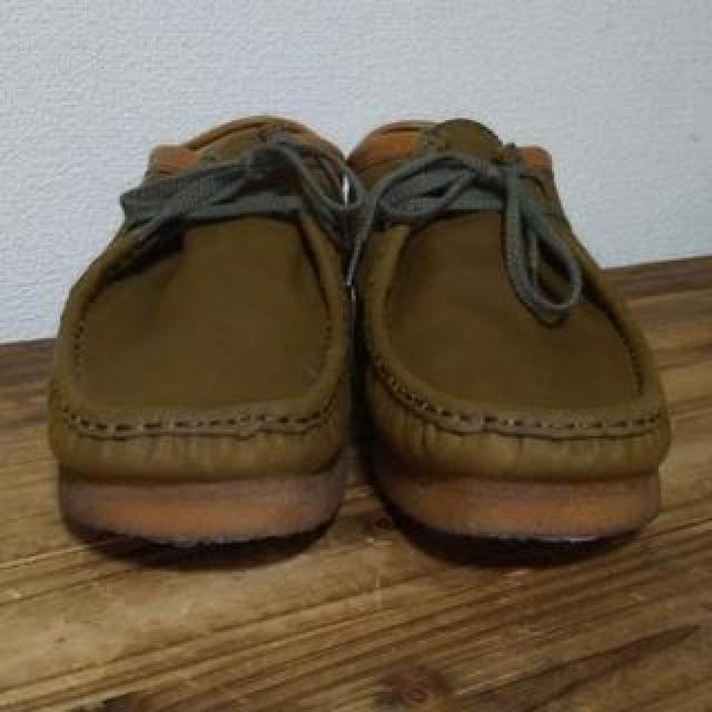 古着 Clarks クラークス ワラビー キャンバス british millerain社 28 < 男性ファッション  古着 Clarks クラークス ワラビー キャンバス british millerain社 28 < 男性ファッションの