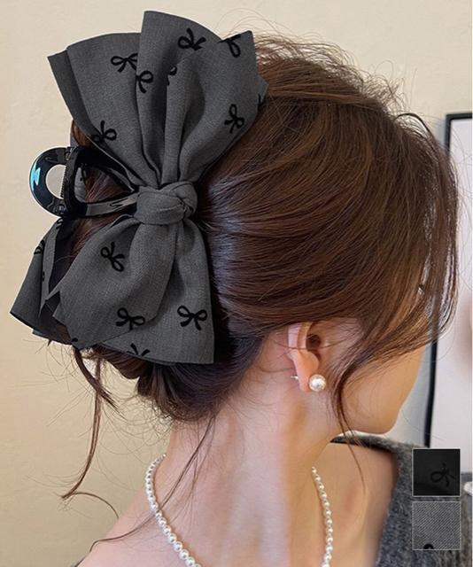 送料無料 新品 リボンヘアクリップ ビッグリボンバレッタ < 女性ファッション  送料無料 新品 リボンヘアクリップ ビッグリボンバレッタ  < 女性ファッションの