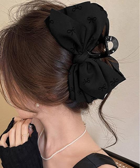 送料無料 新品 リボンヘアクリップ ビッグリボンバレッタ < 女性ファッション  送料無料 新品 リボンヘアクリップ ビッグリボンバレッタ < 女性ファッションの