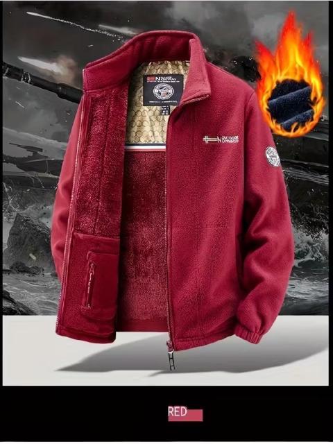 超お買い得2990円★メンズフルジップ式冬用 フルジップフロント & ジッパーポケット USAサイズM(日本サイズXL相当)赤 < 男性ファッション 超お買い得2990円★メンズフルジップ式冬用 フルジップフロント & ジッパーポケット USAサイズM(日本サイズXL相当)赤 < 男性ファッションの