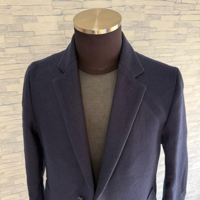 BEAUTY&YOUTH UNITED ARROWS メンズ ウール混 チェスターコート ネイビー M < 男性ファッション BEAUTY&YOUTH UNITED ARROWS メンズ ウール混 チェスターコート ネイビー M < 男性ファッションの