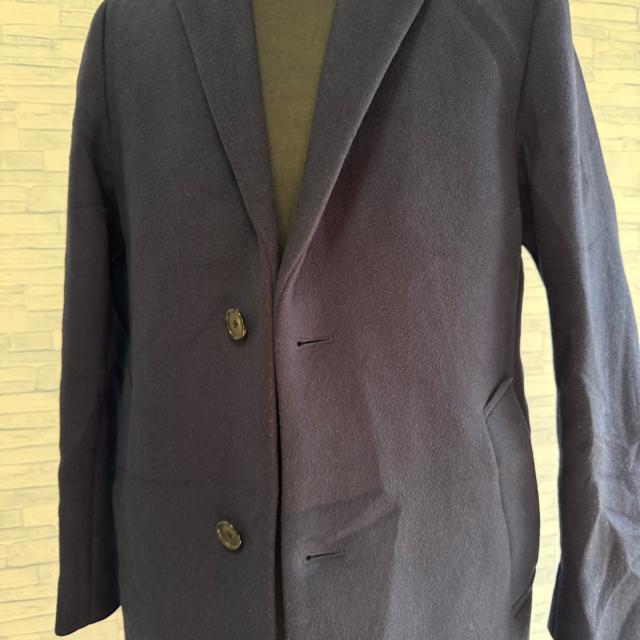 BEAUTY&YOUTH UNITED ARROWS メンズ ウール混 チェスターコート ネイビー M < 男性ファッション BEAUTY&YOUTH UNITED ARROWS メンズ ウール混 チェスターコート ネイビー M < 男性ファッションの