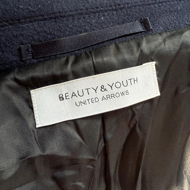 BEAUTY&YOUTH UNITED ARROWS メンズ ウール混 チェスターコート ネイビー M < 男性ファッション BEAUTY&YOUTH UNITED ARROWS メンズ ウール混 チェスターコート ネイビー M < 男性ファッションの